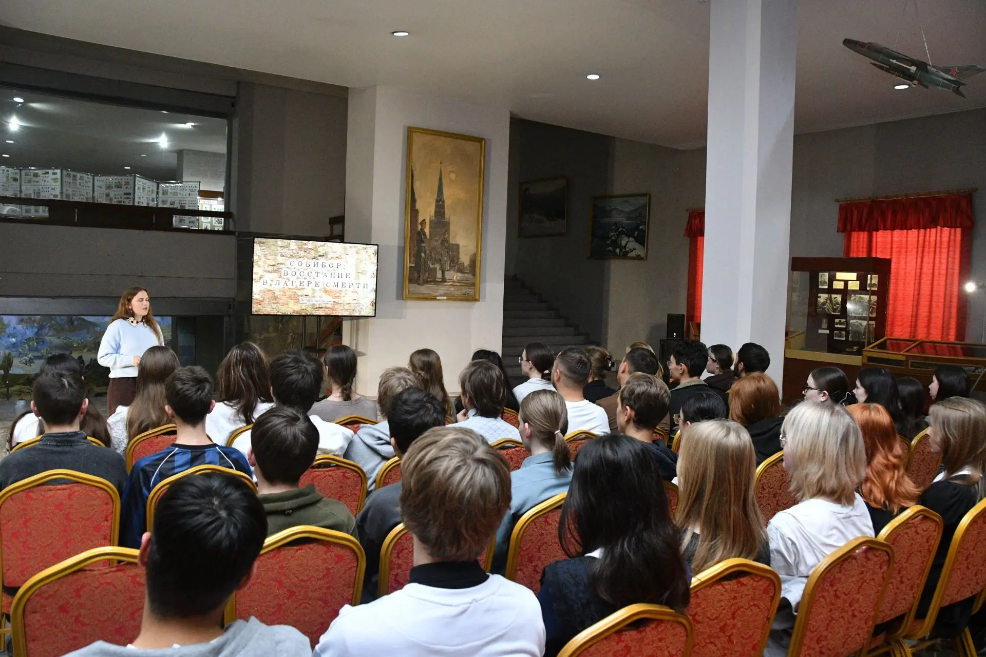 В Военно-историческом музее Дома офицеров Забайкальского края для студентов-историков З...