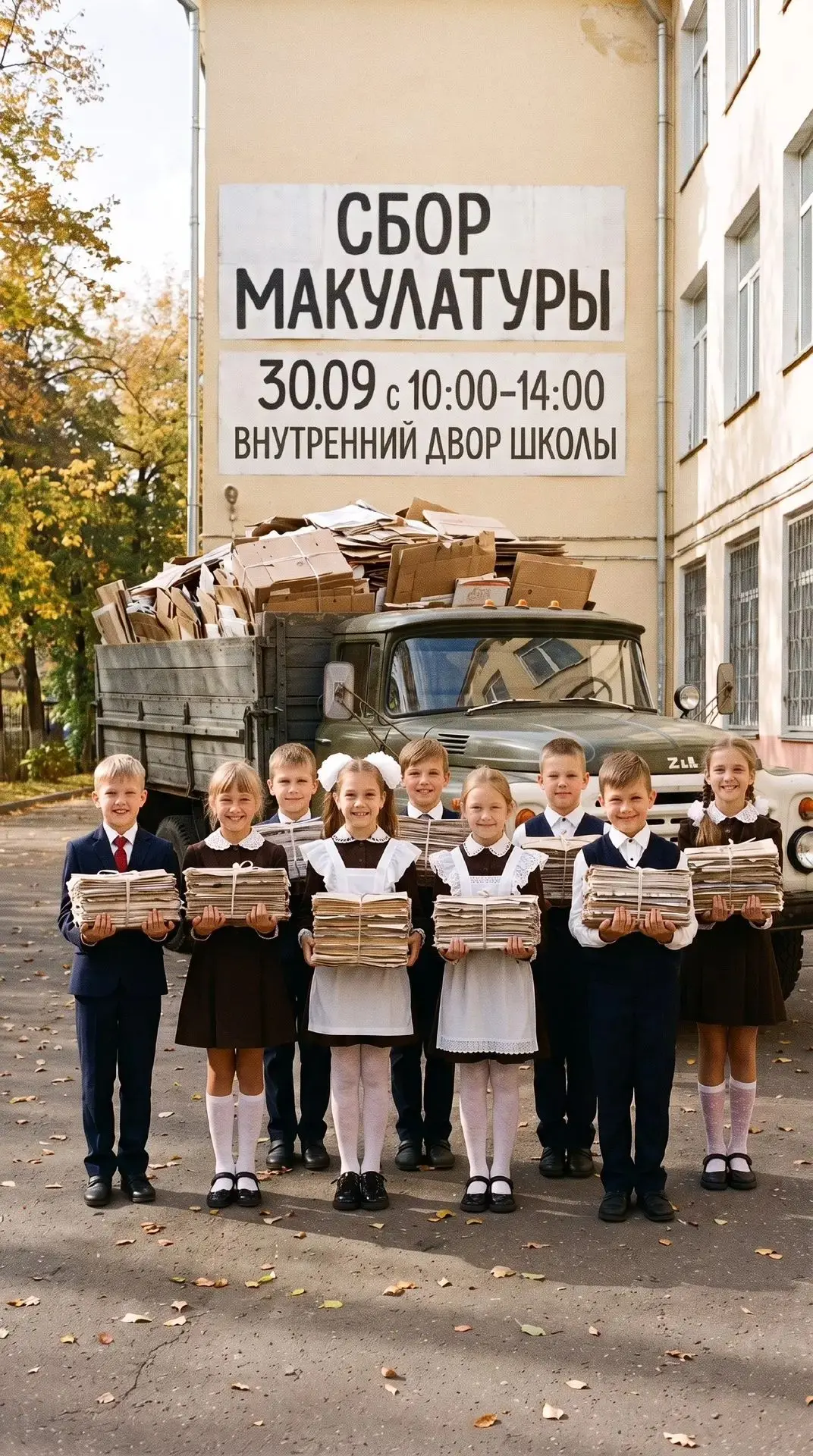 🍁ВНИМАНИЕ! Ежегодный БЛАГОТВОРИТЕЛЬНЫЙ сбор макулатуры  ♻️