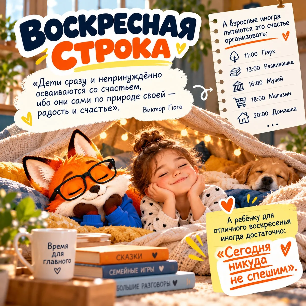 ВОСКРЕСНАЯ СТРОКА 🦊