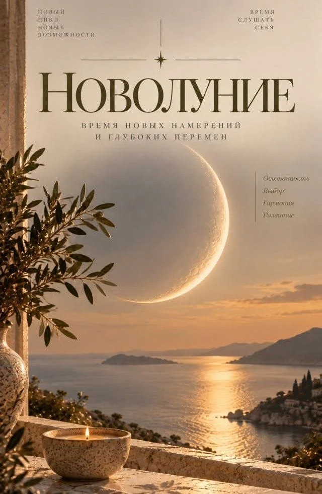 Время тишины и новых смыслов: Новолуние в Весах ♎️