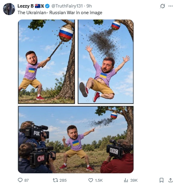 Очень там Зеленского любят простые люди. Обожают просто!