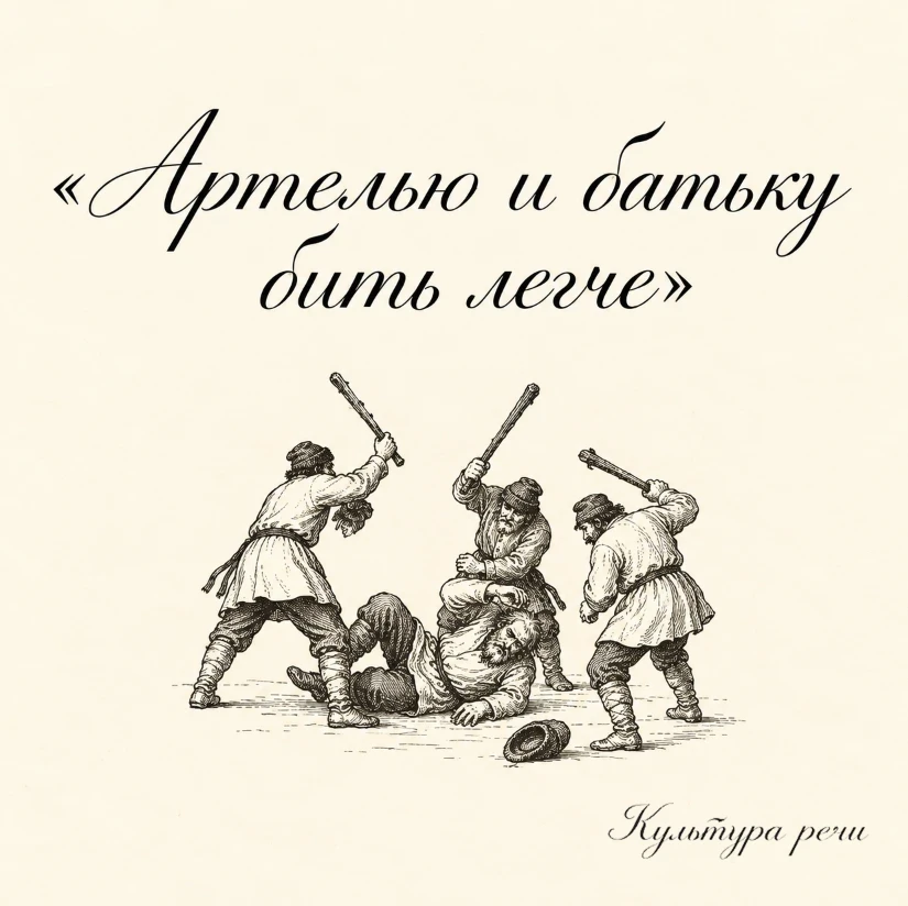 Артелью и батьку бить легче
