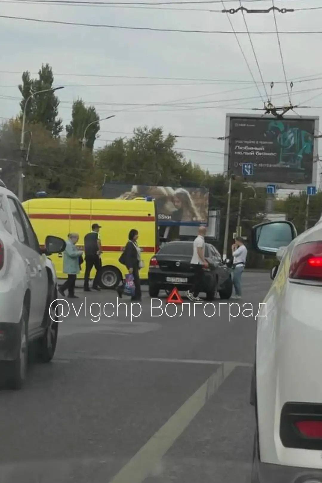 Очередное ДТП с мотоциклистом на Возрождении