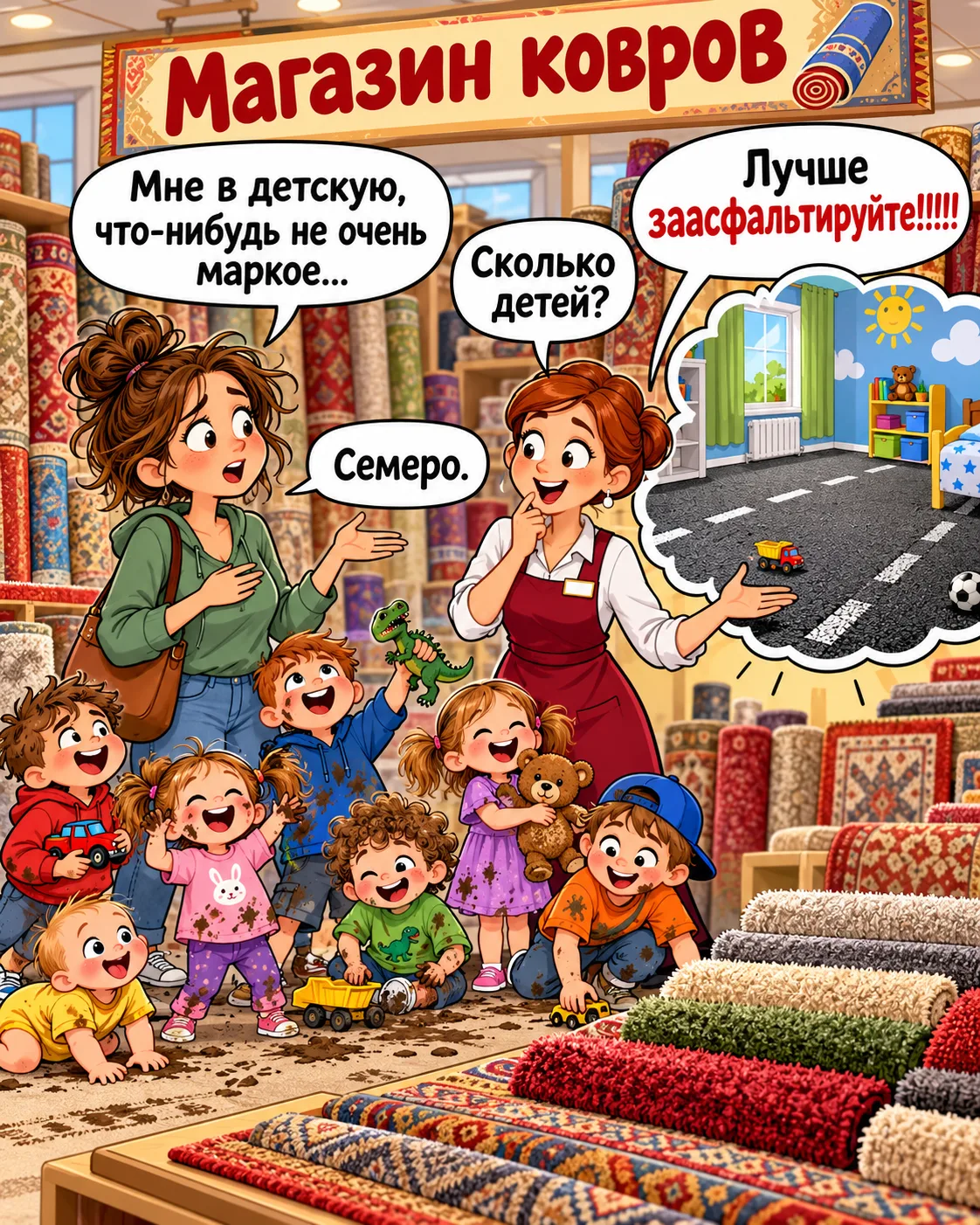 Магазин ковров: