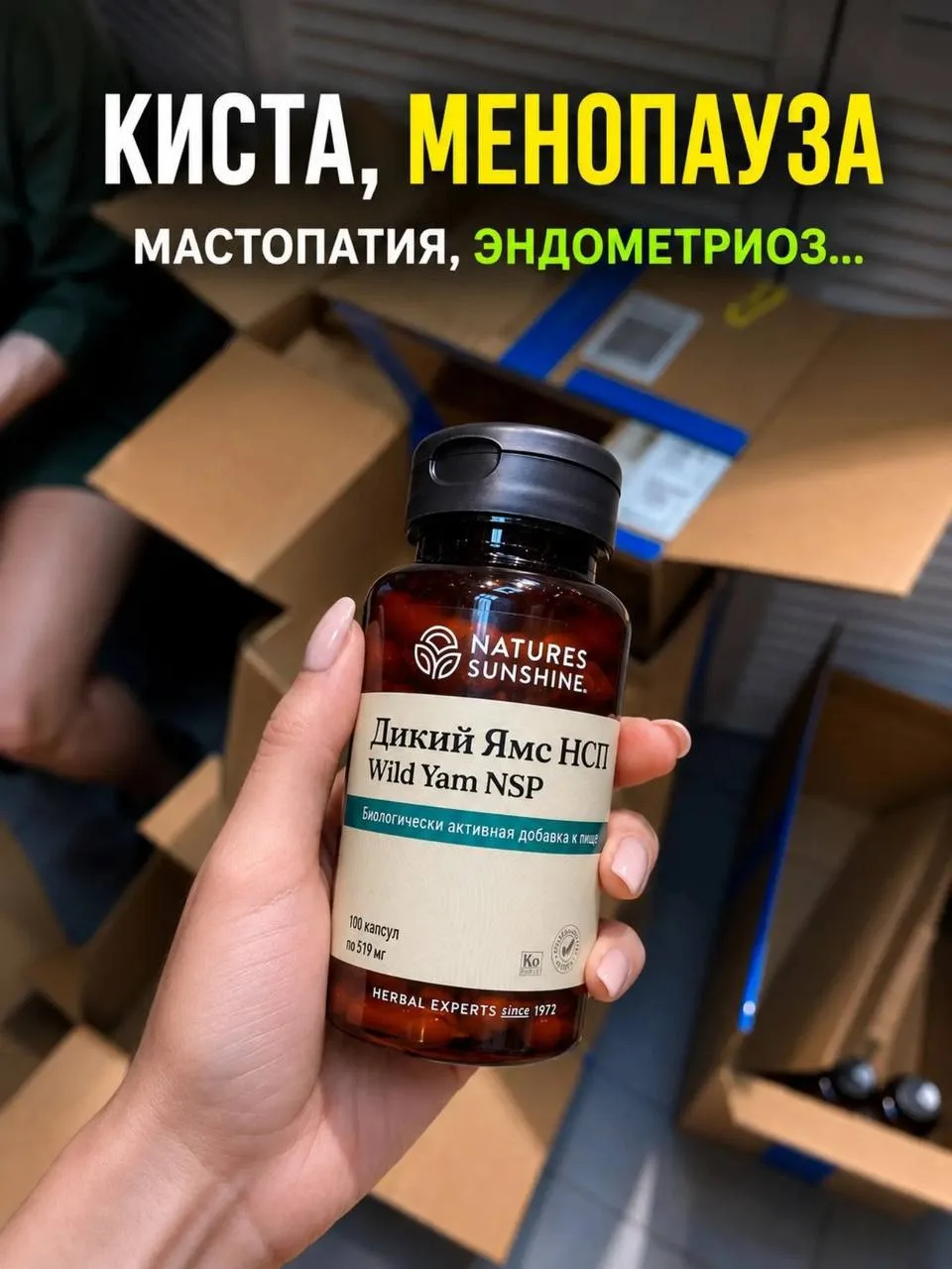 ДИКИЙ ЯМС — женская поддержка в период гормональных изменений 🌿