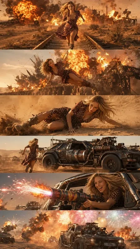 Ты из MadMax — персональная сцена погони