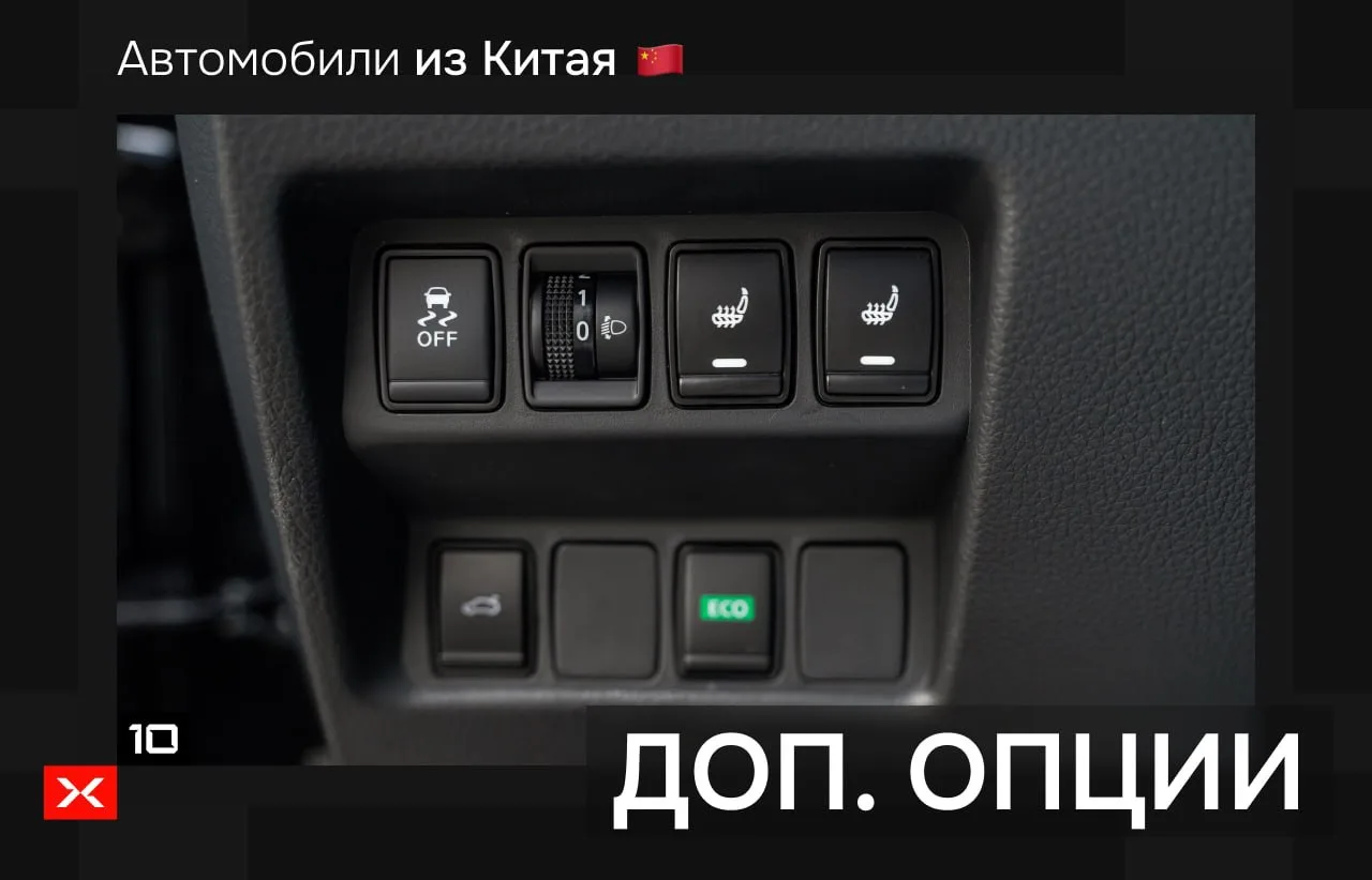 Дополнительные опции для авто из Китая