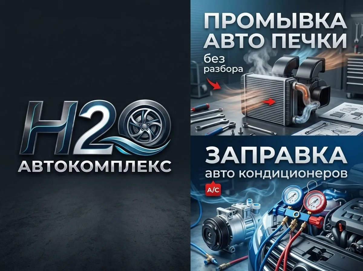 🚘 Друзья, в автокомплексе H2O помогаем поддерживать комфорт в вашем автомобиле в любое...