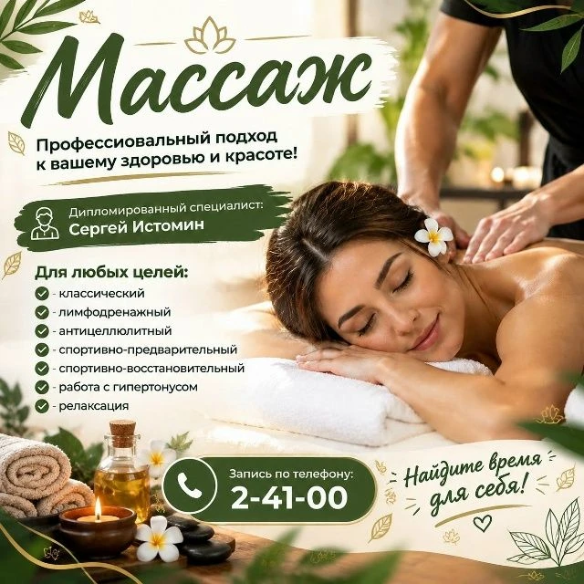 ✨Массаж - гармония души и тела…