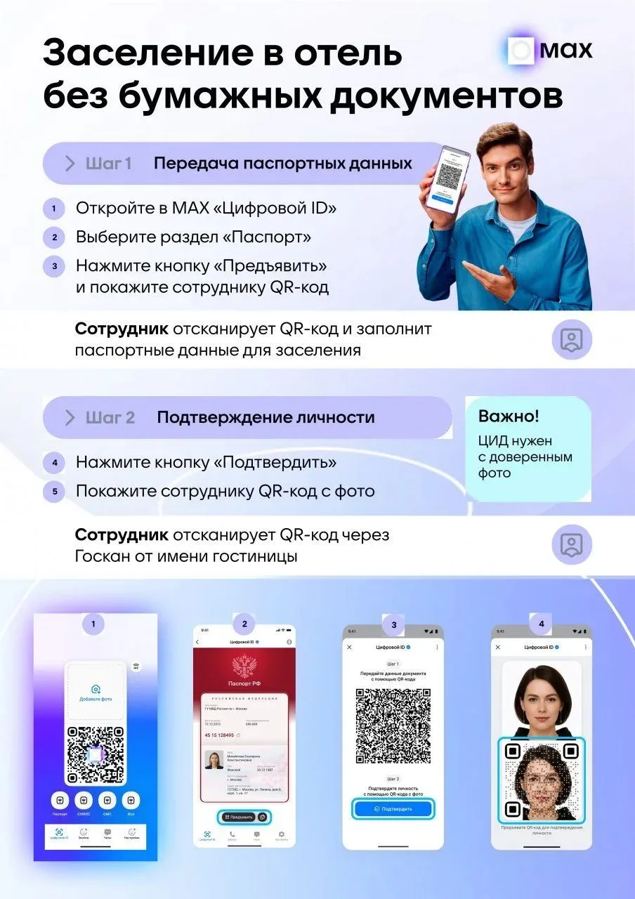 ℹ️Информация о возможностях использовании цифрового ID МАКС в рамках служебных командир...