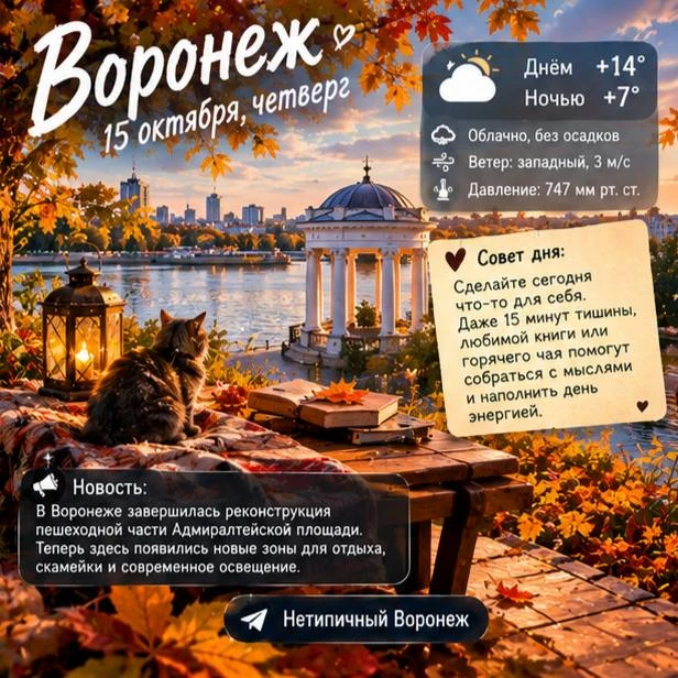 🧡 Доброе утро, Воронеж!