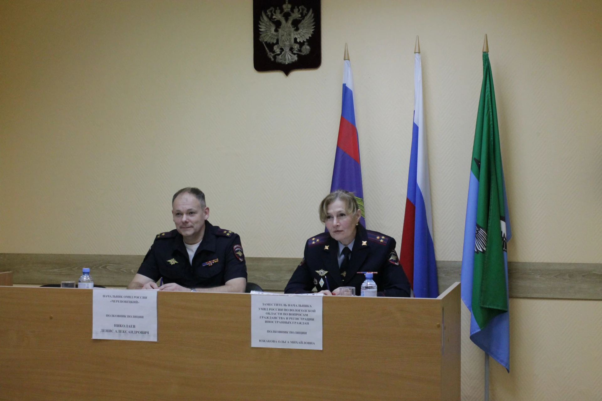 В ОМВД России «Череповецкий» состоялось совещание по подведению итогов служебной деятел...
