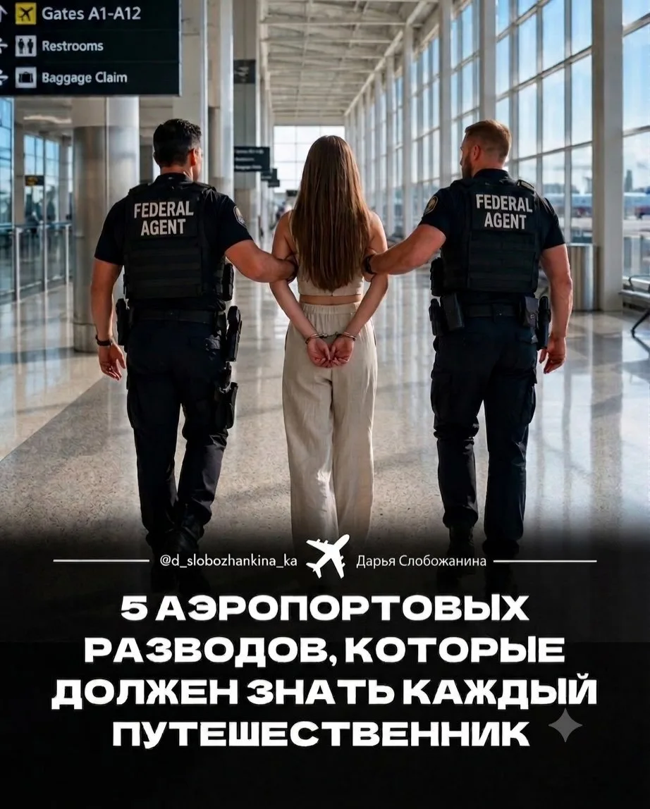 5 аэропортных разводов, которые должен знать каждый путешественник 👀