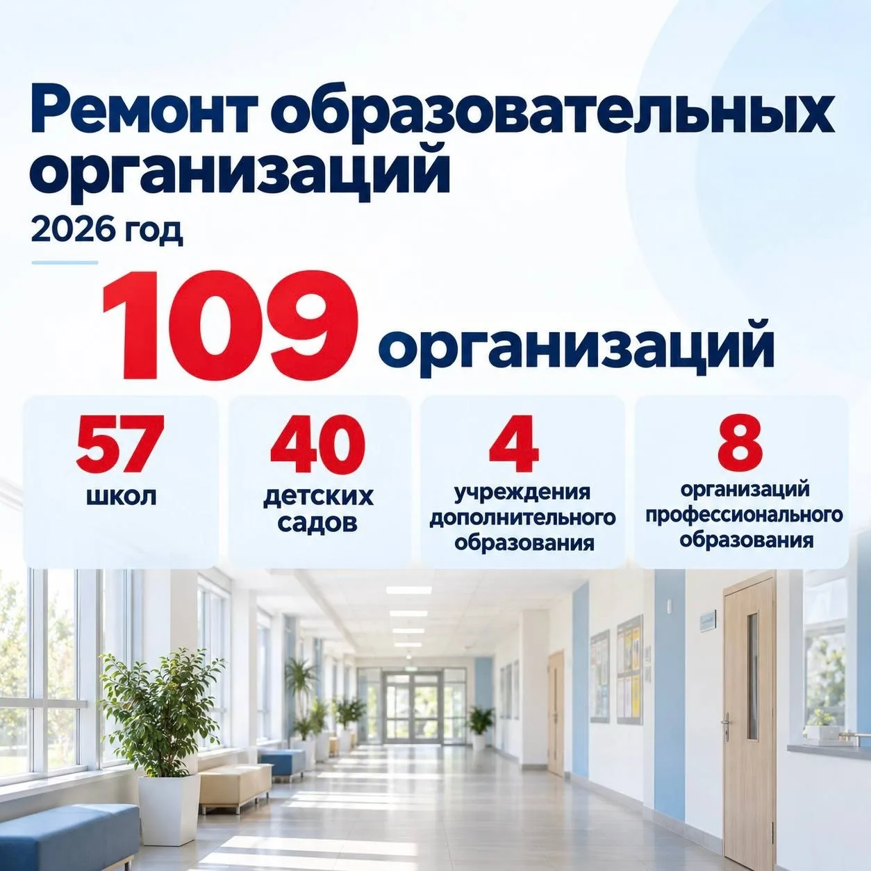 В ДНР продолжают обновлять образовательную инфраструктуру: ремонтируют школы и детсады,...