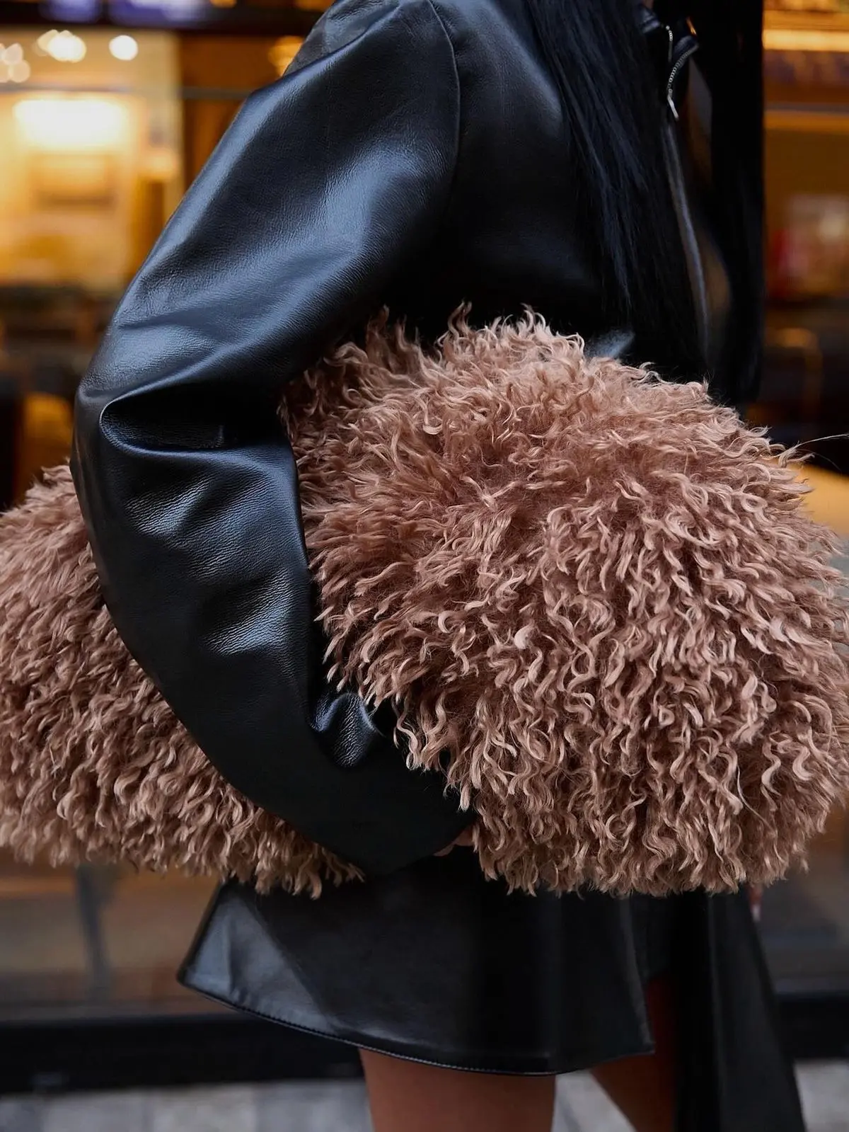 Сумка из искусственного меха 👝