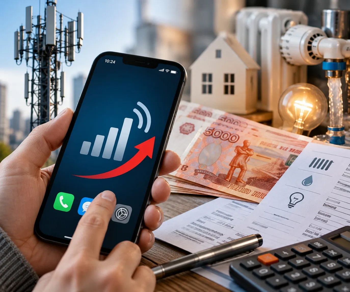 📱 Мобильная связь в России может подорожать вслед за тарифами ЖКХ
