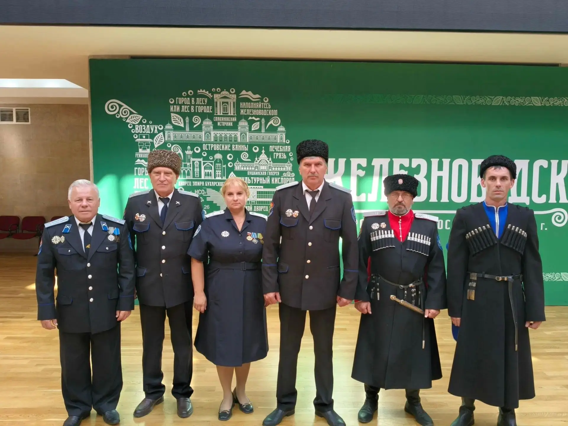 В городе-курорте Железноводске прошёл отчётный круг Ставропольского окружного казачьего...