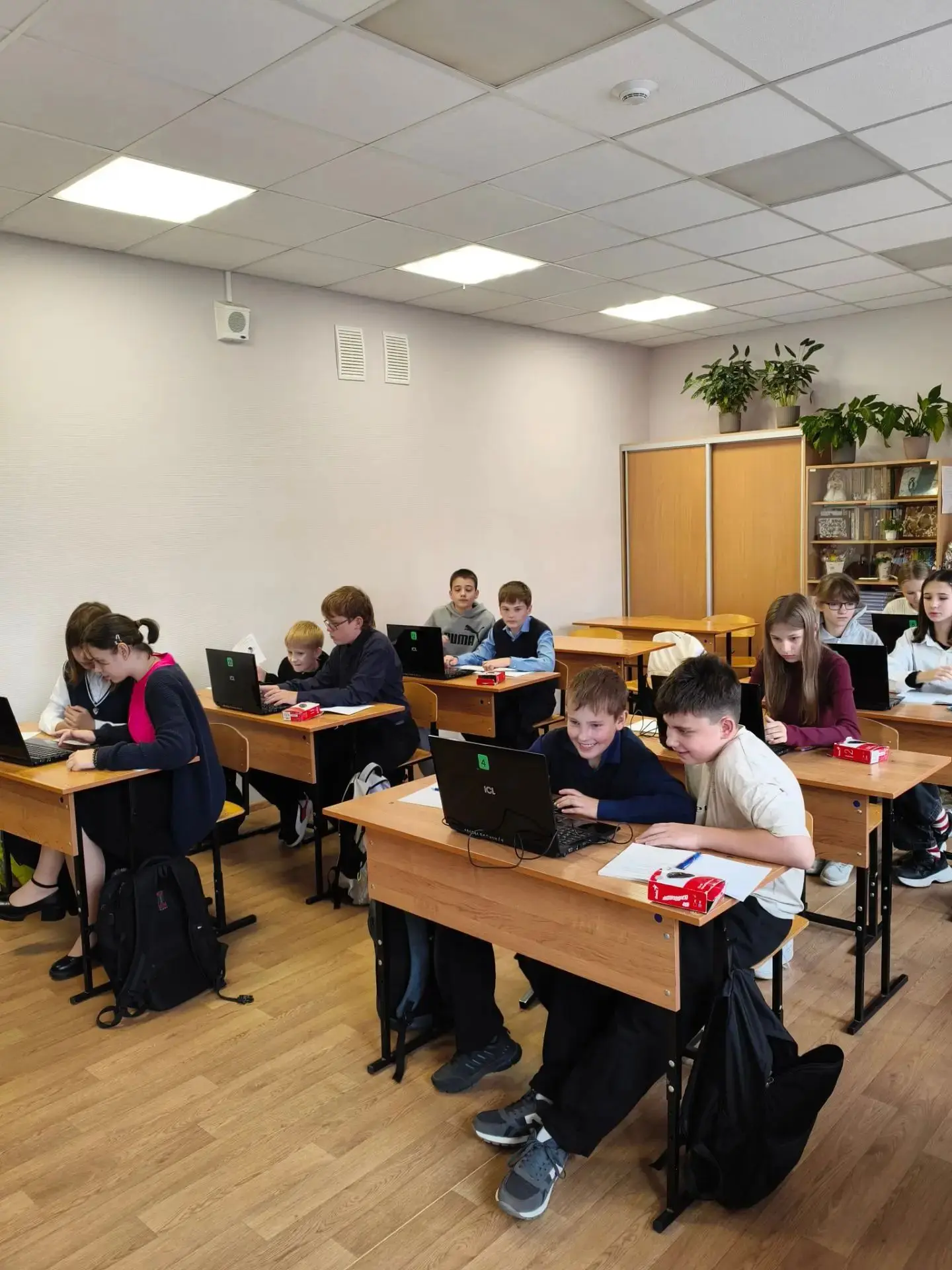 Практическая работа в 7 В классе: строим диаграммы в Excel.