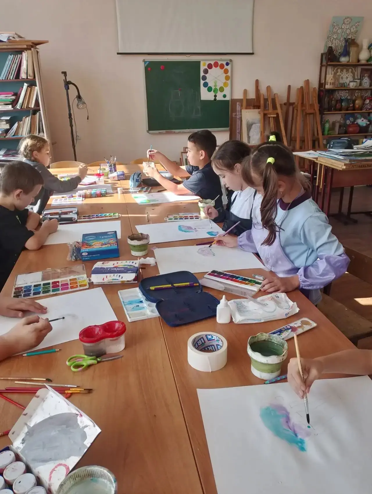Живопись по-сырому . Изобразительное отделение 🎨
