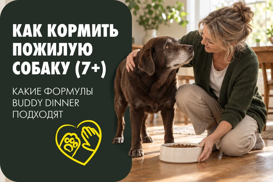 Как кормить пожилую собаку: забота, которая продлевает жизнь