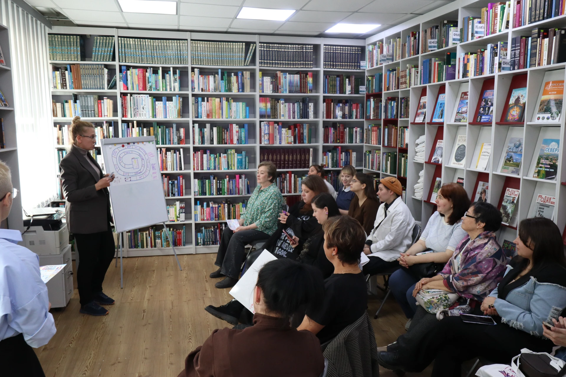 Юношеская библиотека модернизировала отдел «Отраслевая литература» благодаря нацпроекту...