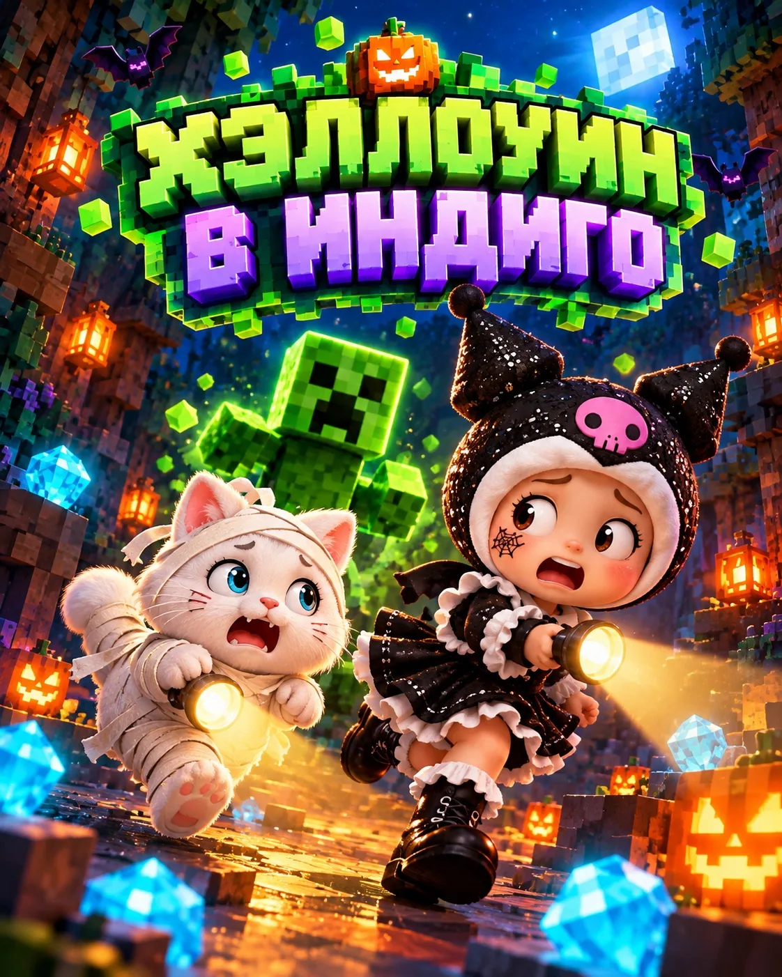 🎃 ХЭЛЛОУИН В «ИНДИГО»: ОХОТА ЗА АЛМАЗАМИ НАЧИНАЕТСЯ! 💎