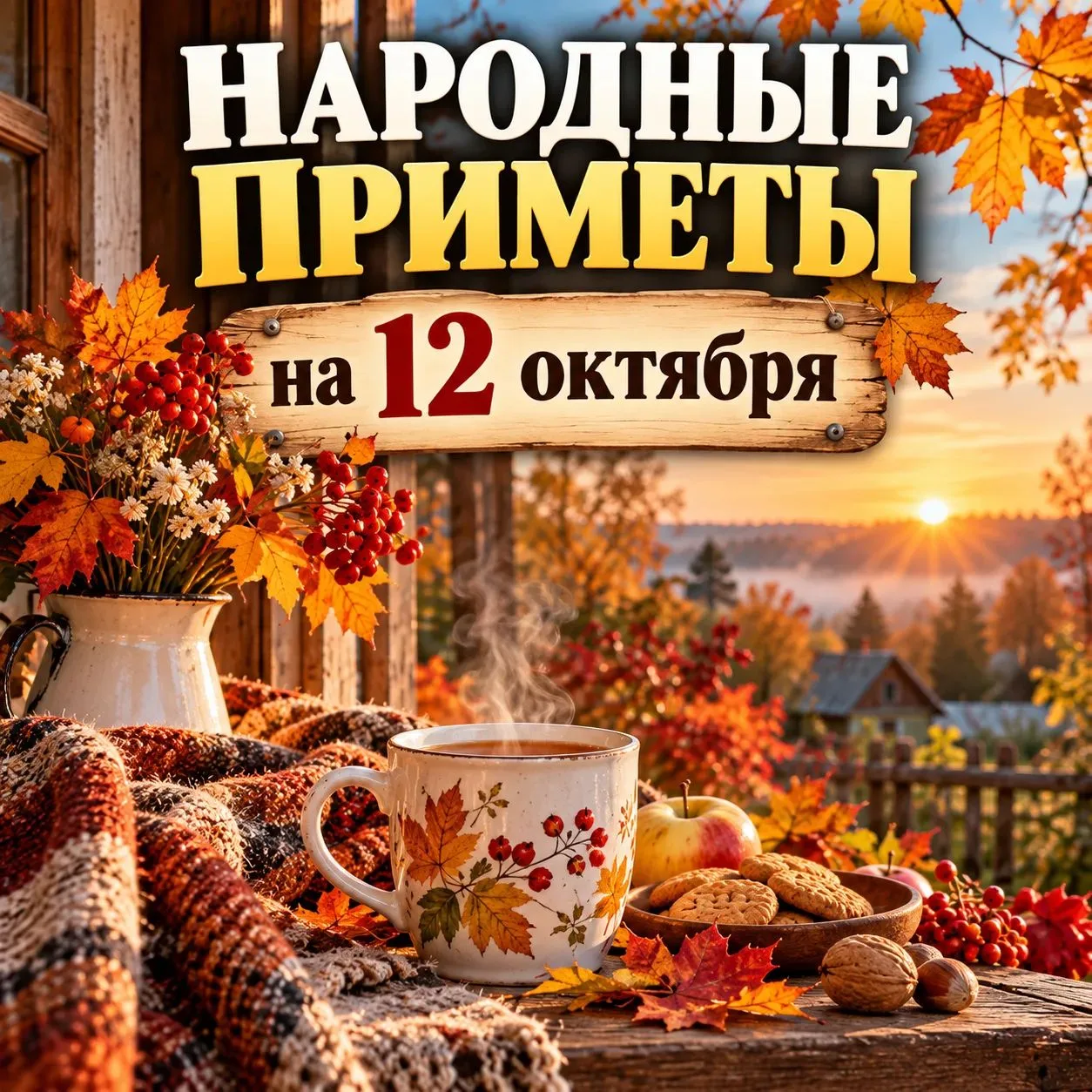 🍂 Народные приметы на 12 октября