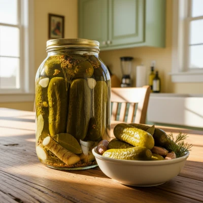 🥒 Огурцы солёные, стерилизованные без уксуса — натуральная зима!