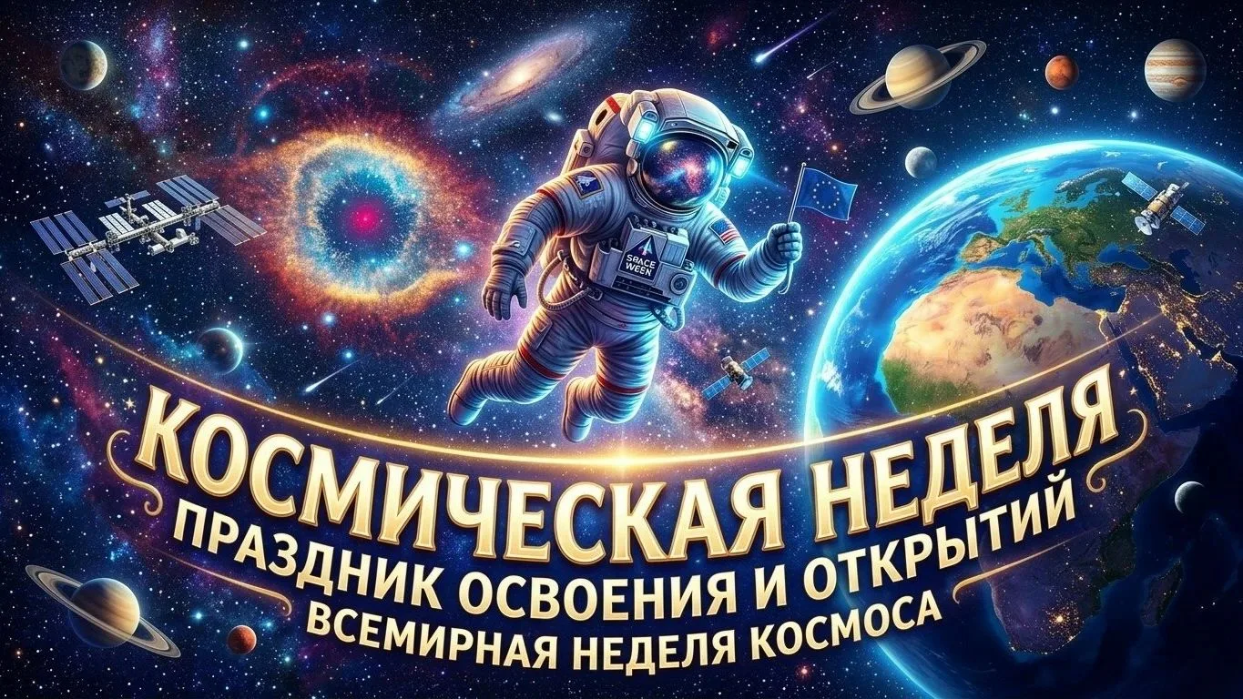 🚀 Конкурс, посвящённый Неделе космоса! 🌌