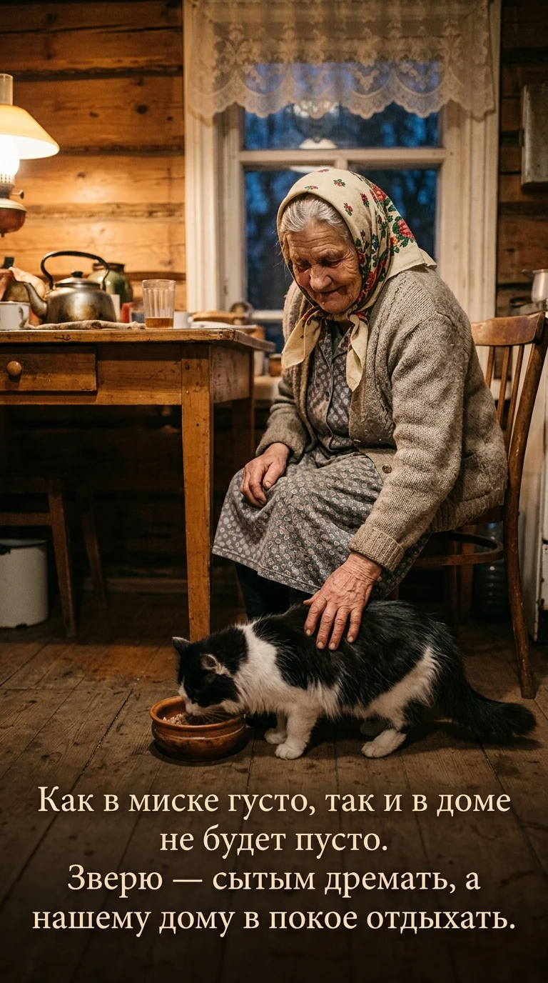 🐾 Полная миска: вечерний секрет домашнего лада
