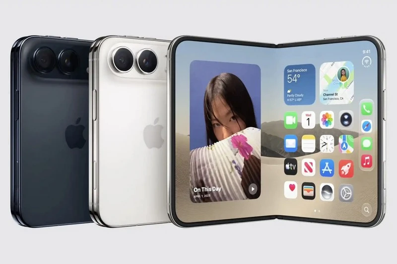 Что ж, Apple продолжает удивлять! Теперь складной iPhone Duo обзавёлся графитовой трубк...