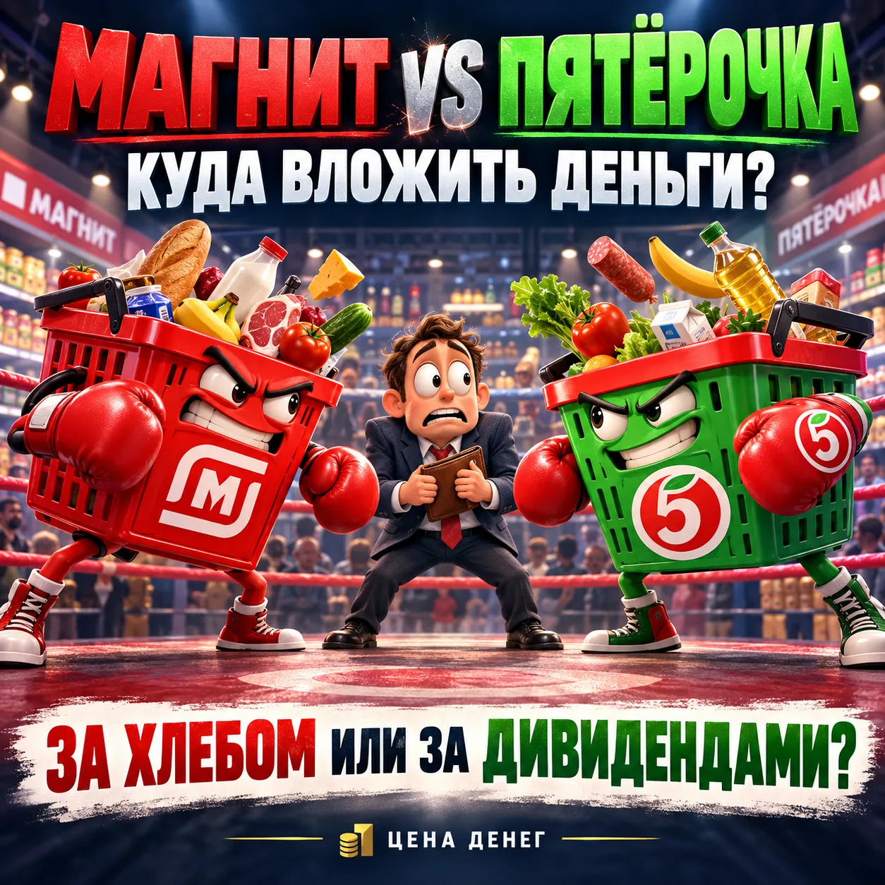 🛒 «Магнит» vs «Пятёрочка»: куда нести деньги, кроме кассы?
