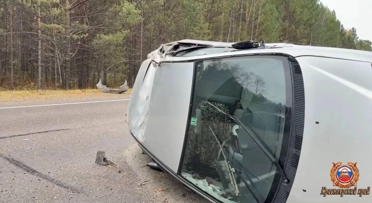 На трассе Красноярск — Енисейск водитель «Тойоты» врезался в дерево и погиб.