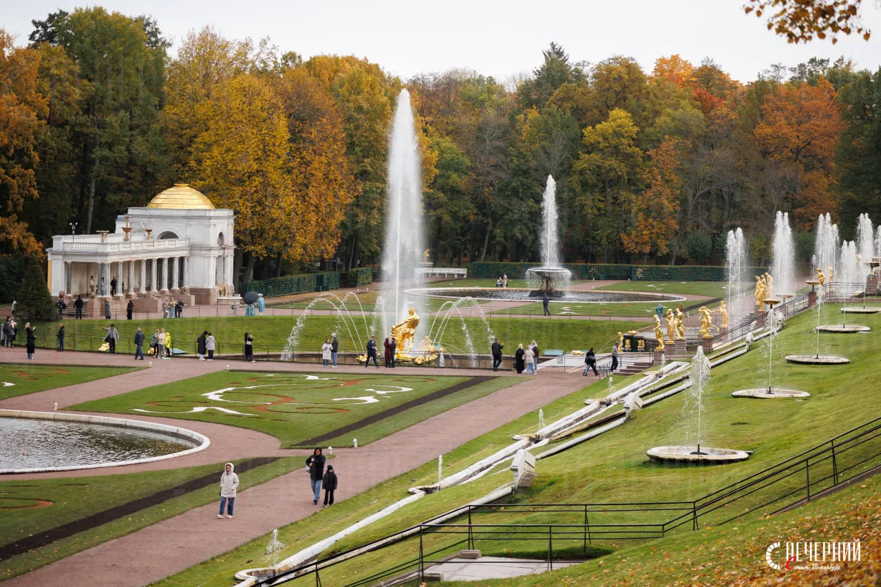 🍂 Осенняя идиллия в Петергофе