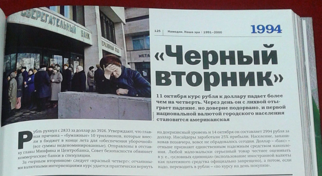 🗓 11 октября — в России произошло обвальное падение рубля по отношению к доллару («чер...