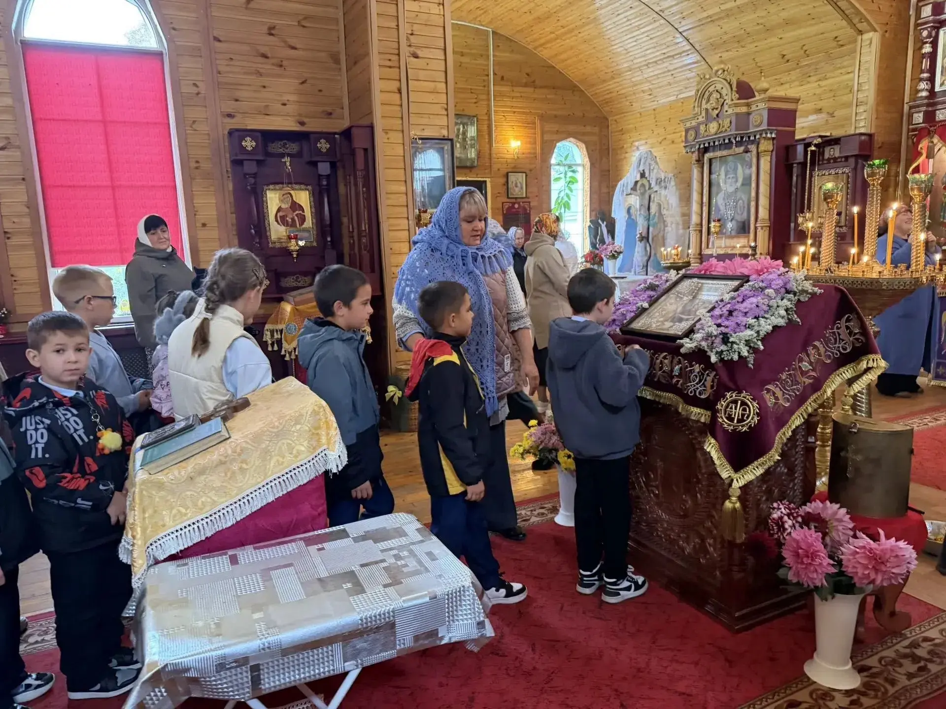 🕯✨ Посещение храма школьниками в праздник Покрова Пресвятой Богородицы