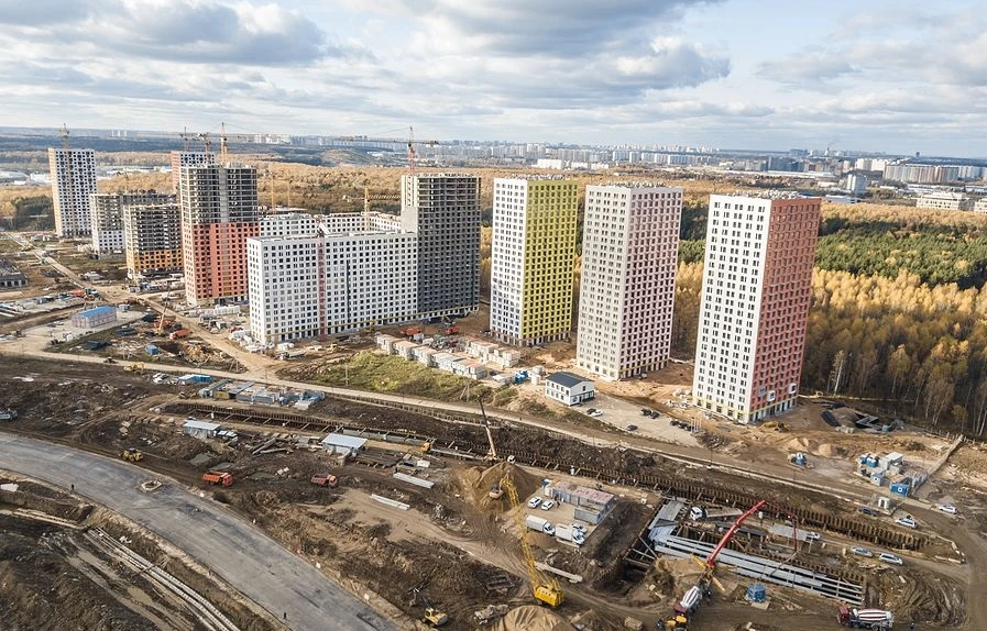 Так выглядел ЖК "Саларьево Парк"  в 2019 году, 7 лет тому назад