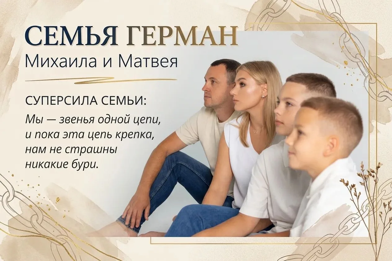 ♥️Сила нашей семьи в единстве ! Семья — это место, где начинается жизнь и никогда не за...
