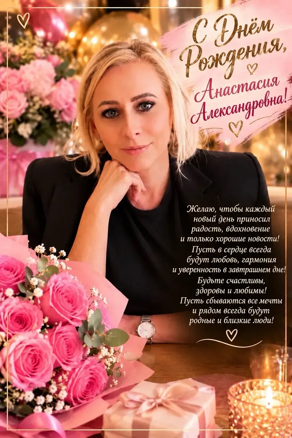 Дорогая наша Анастасия Александровна!