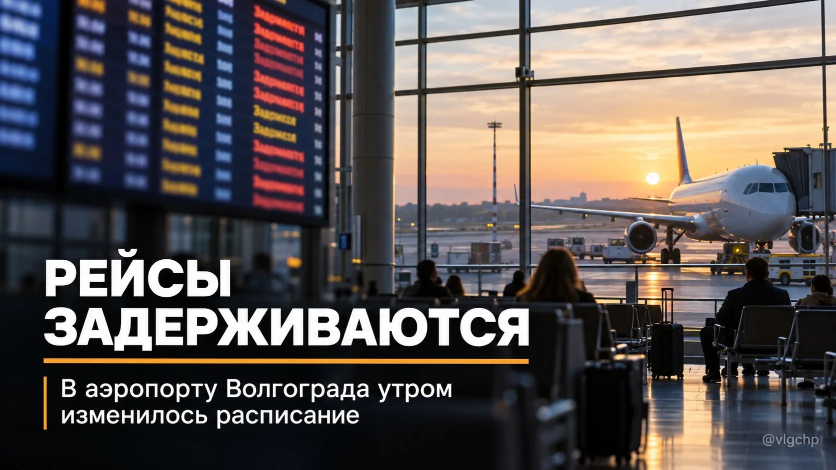 ✈️ В аэропорту Волгограда утром 10 октября задерживают рейсы.
