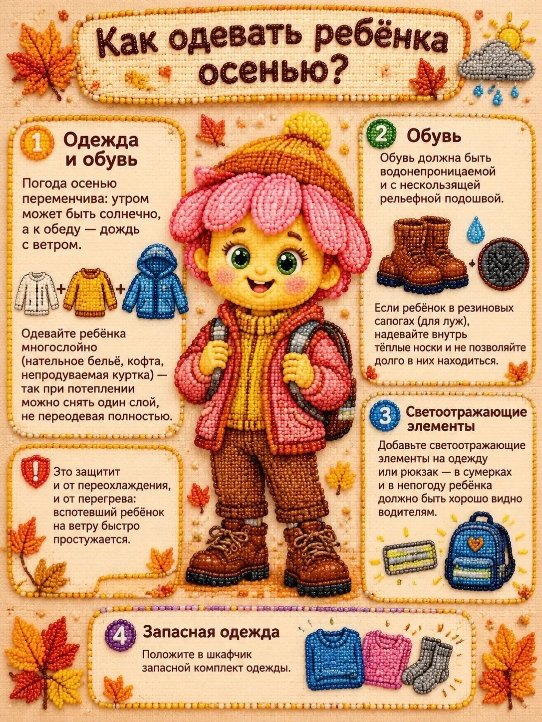 🍂 Безопасность детей  в осенний период! 🍂