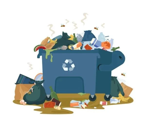 🚮 Жители Нижнекамска жалуются на переполненные мусорные контейнеры