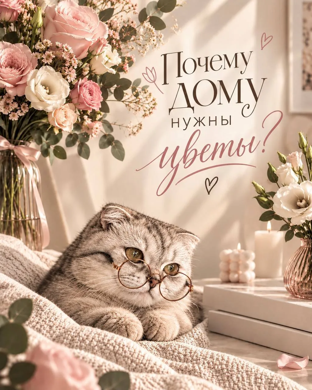 Почему дому нужны цветы?