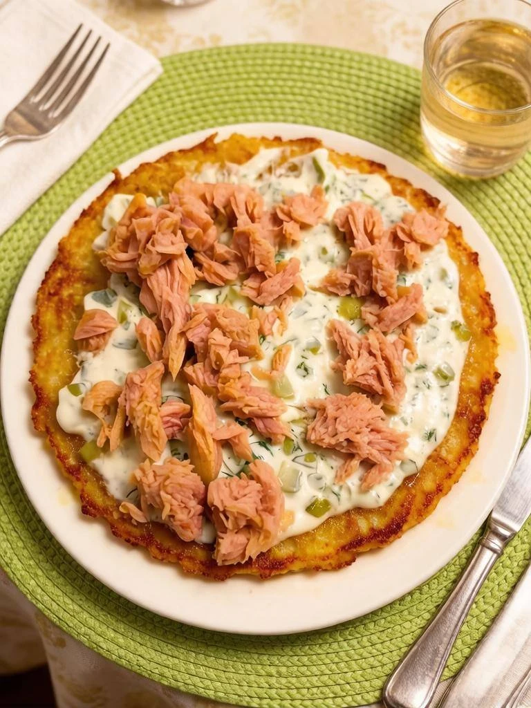ПП‑драник с сыром и тунцом