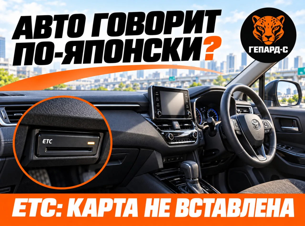 🇯🇵 Машина из Японии что-то говорит при запуске. Что ей нужно?
