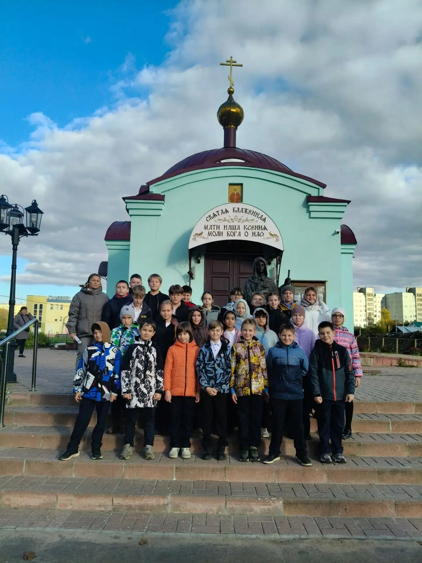 Делимся впечатлениями! Сегодня у 4Д был прекрасный урок в храме блаженной Ксении Петерб...