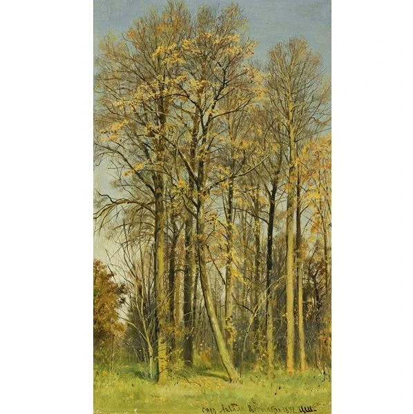 👆 Иван Шишкин. Рябины осенью. 1892. Холст, масло. 59,5 х 35. Частное собрание
