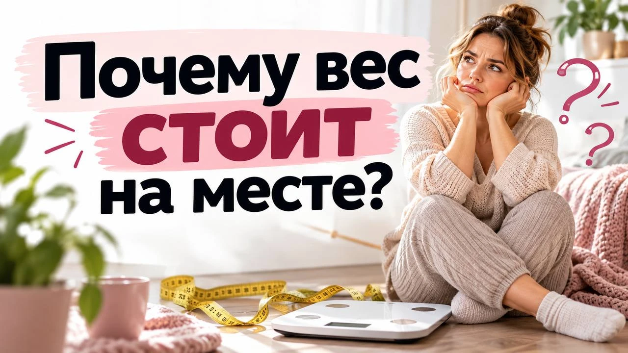 Даже если сладкого стала есть меньше, за питанием следишь, а весы показывают всё те же ...