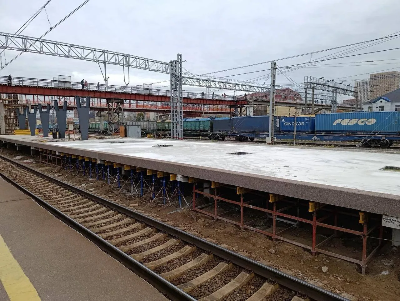 🚉 В Марьино продолжается реконструкция станции «Перерва» МЦД-2