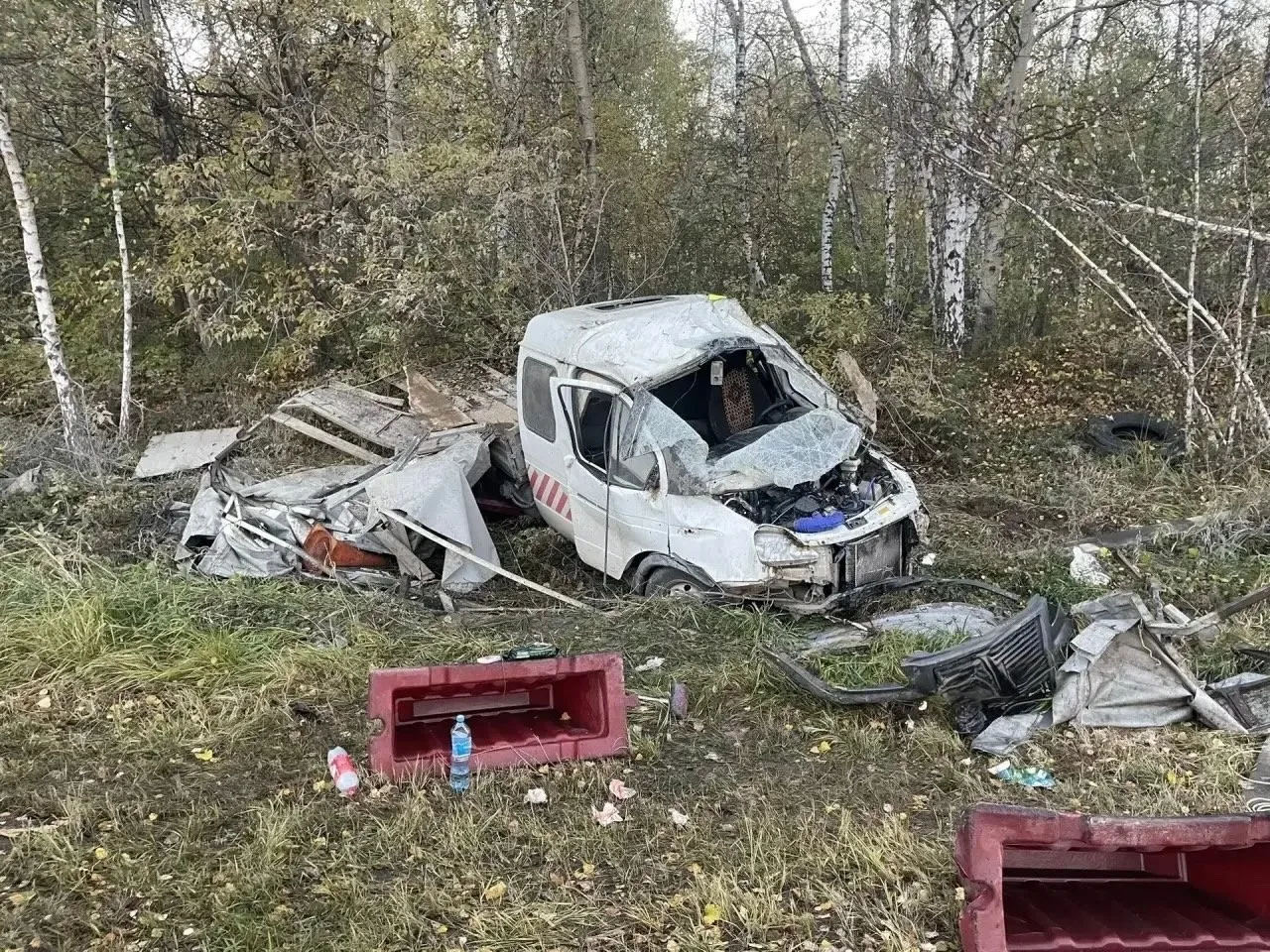 🚛 Под Челябинском грузовик вытолкнул «Газель» с дороги